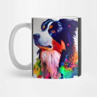 Colorful Border Collie Mug